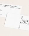 RSVP card per matrimoni collezione minimale Berlino