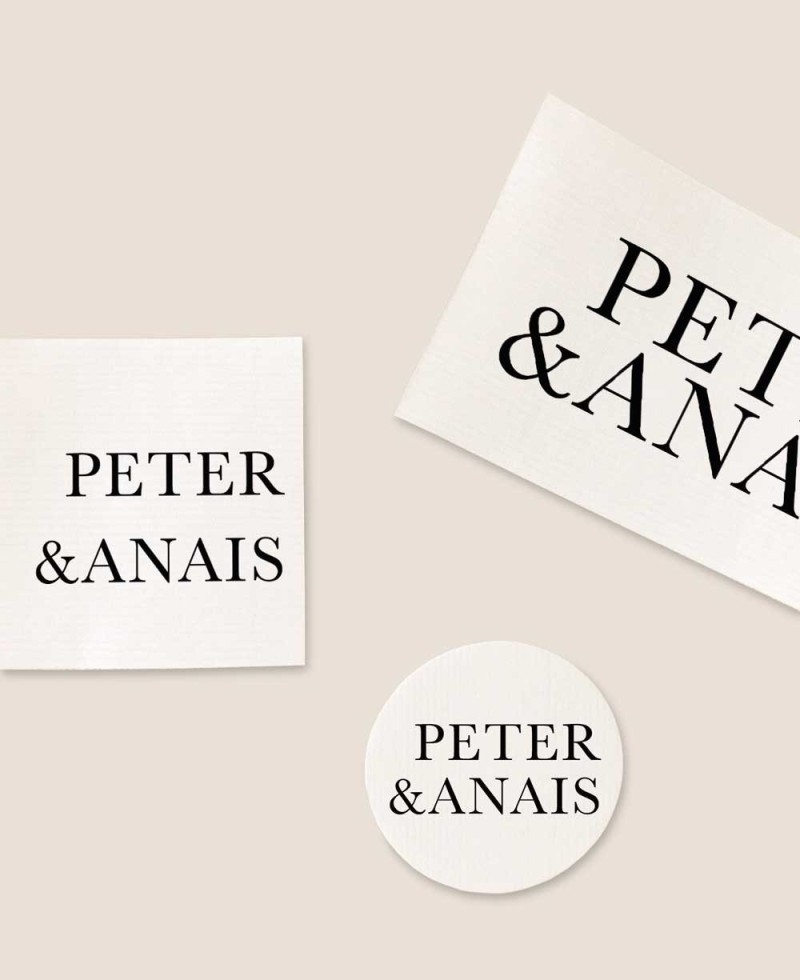 Formatos de pegatinas para detalles de boda personalizadas Formatos de pegatinas para detalles de boda personalizadas