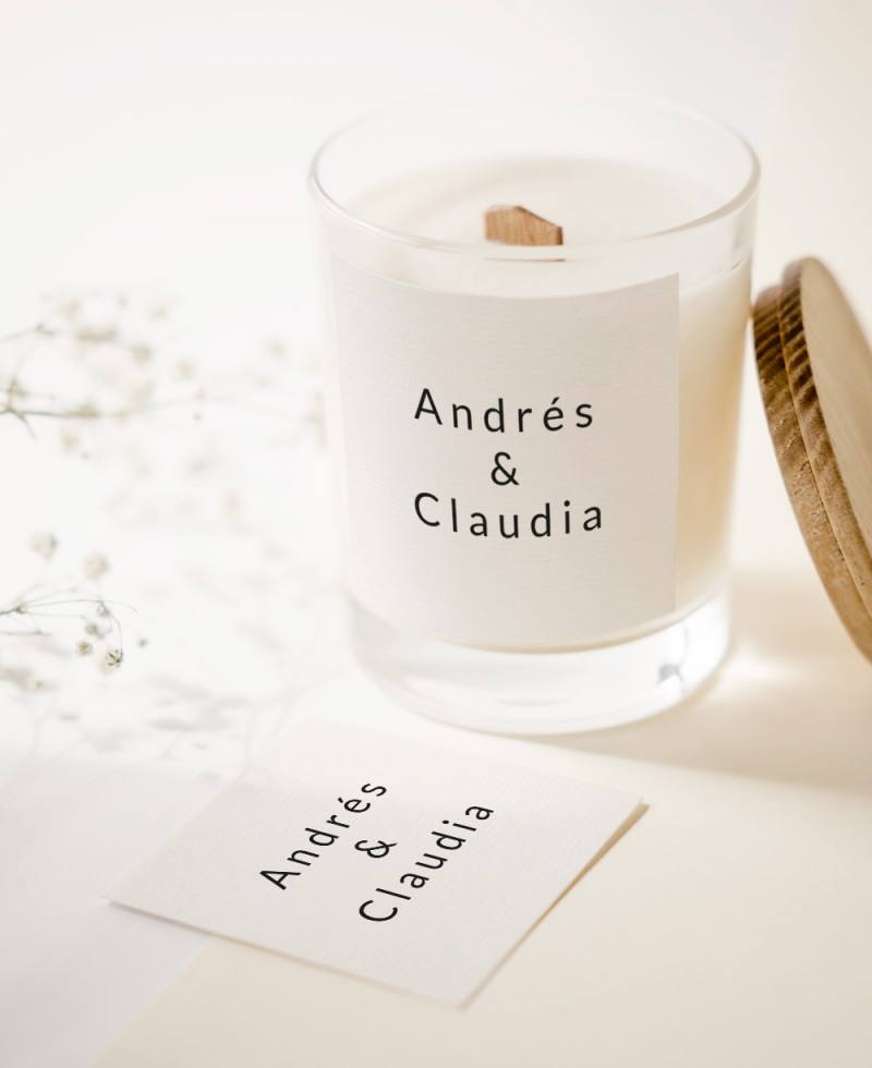 Pegatina cuadrada para detalles de boda colección minimal Manhattan Pegatina cuadrada para detalles de boda colección minimal Manhattan