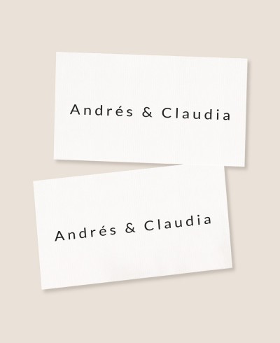 Pegatina rectangular horizontal para regalos de boda personalizados