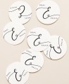 Pegatinas redondas para detalles de boda personalizados
