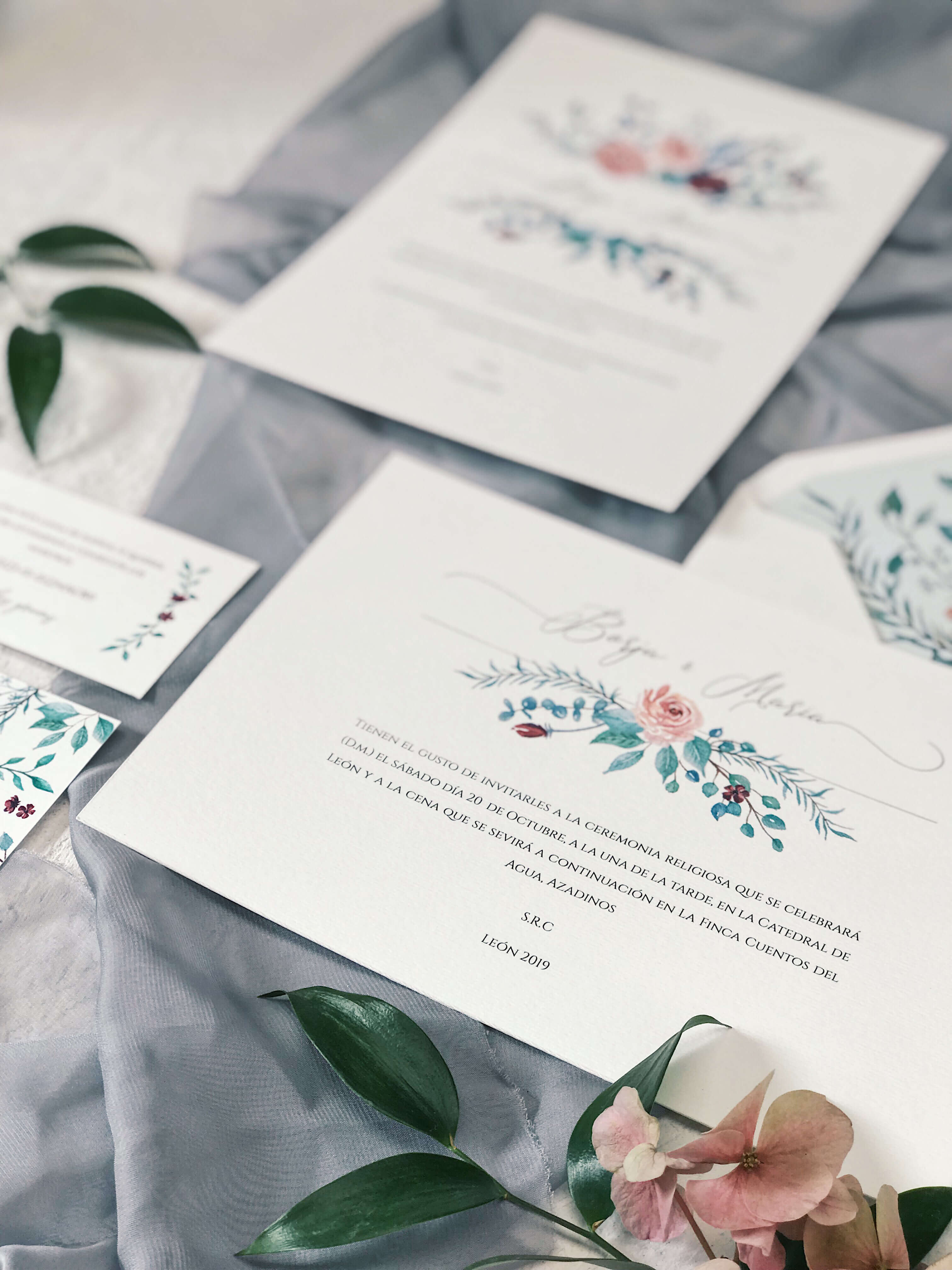 Invitaciones de boda Marmarina