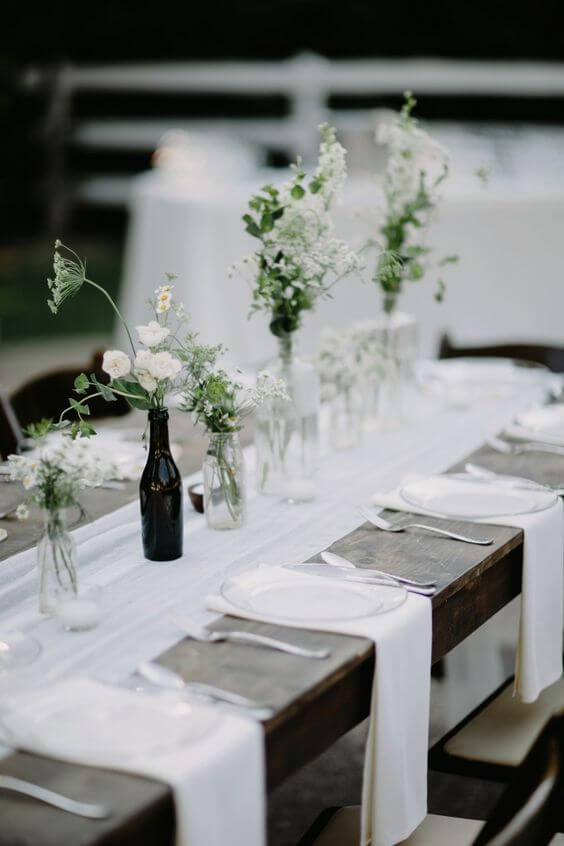 Tendencia en decoración Minimalista-Cedarwood weddings