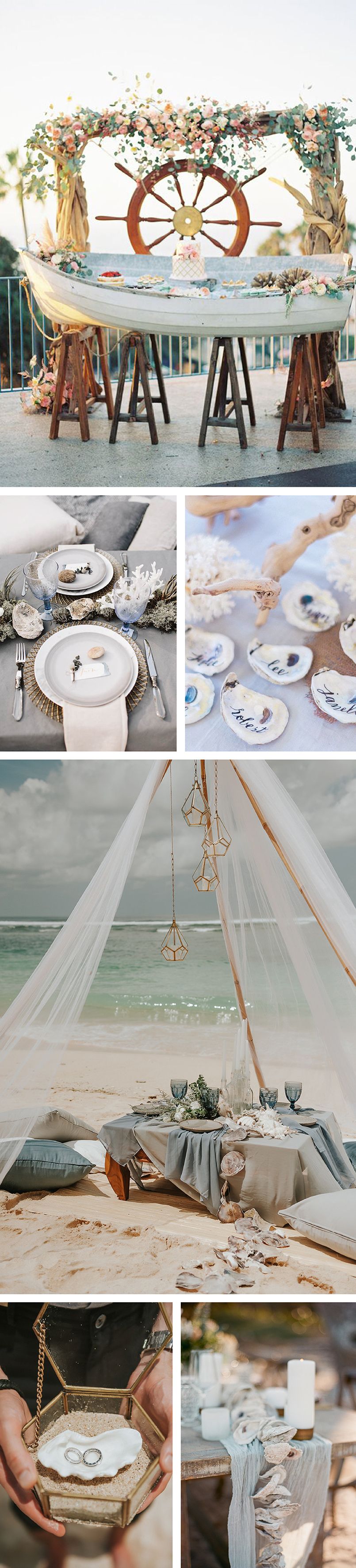 Boda temática Marina