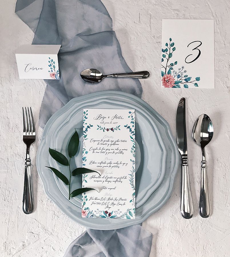 Papelería de boda Marmarina