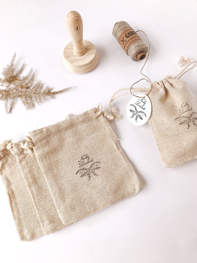 Sellos personalizados de boda ramillete silvestre Marmarina